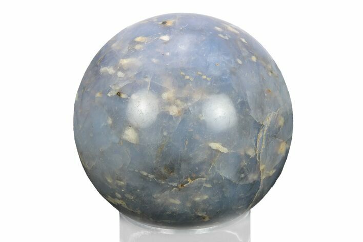 Polished Blue Quartz Sphere - Madagascar #245452